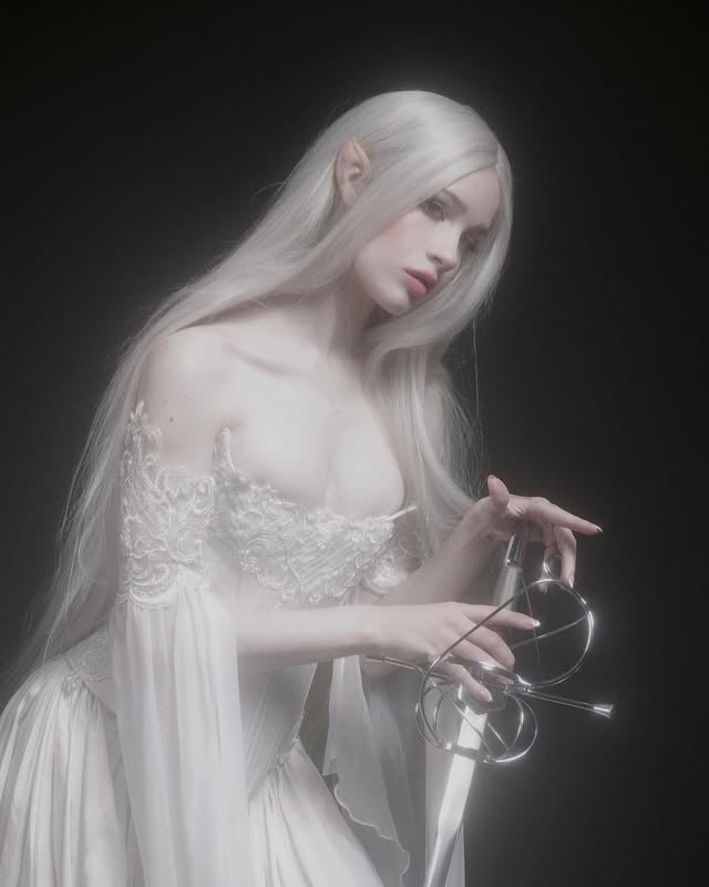 the full seti felt like i was being knighted by the incredible @emackphoto yet againdress courtesy of @fireflypathvideography @griffinsendekfilms @griffinsendek