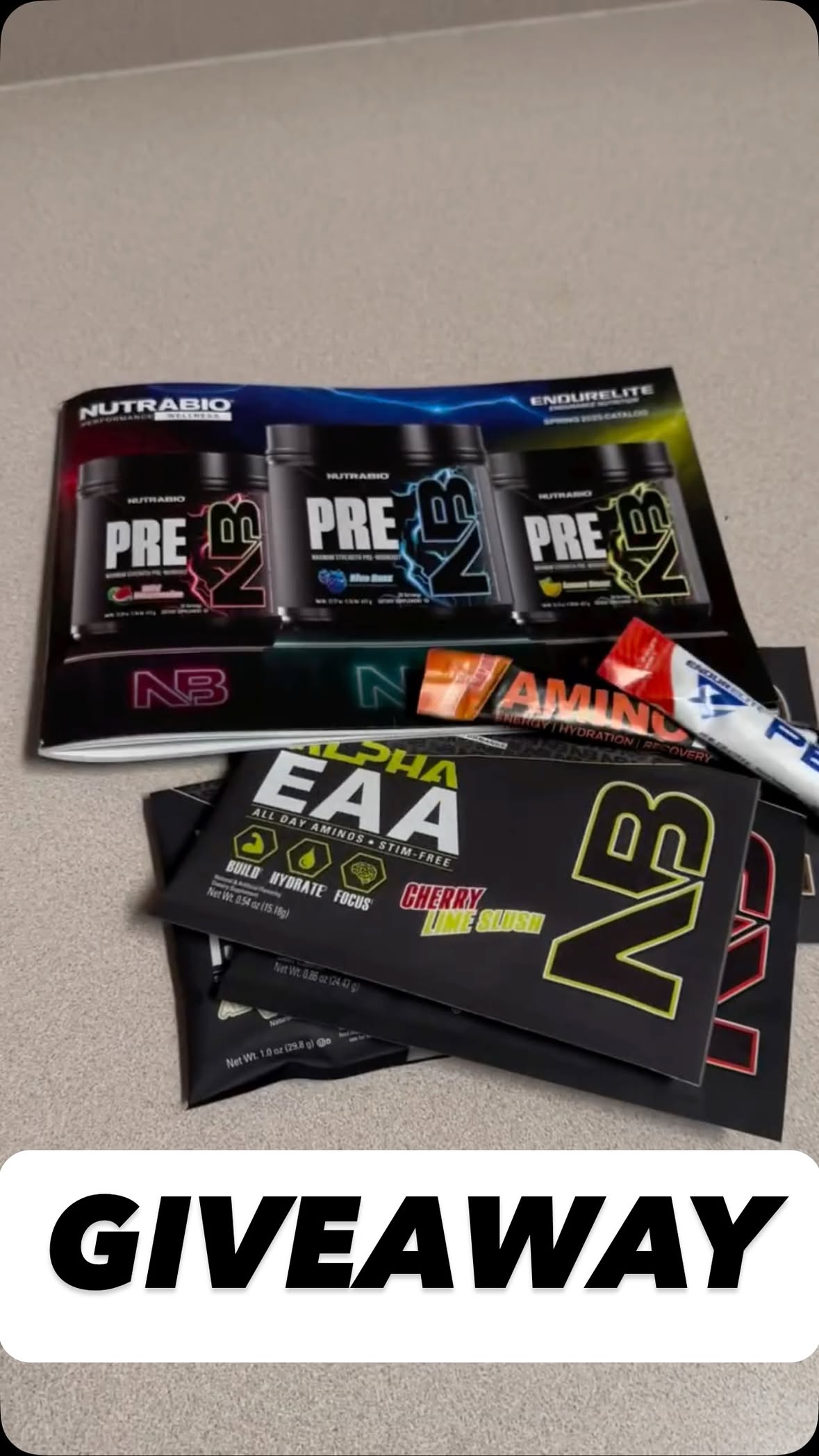 What’s going on team?!

How about a little @nutrabio giveaway eh?!

In your sample packet you’ll receive:
👉🏼2 Whey Isolates (Chocolate & Vanilla)
👉🏼2 EAA 
👉🏼1 BCAA 
👉🏼1 Endurance Pre Workout 
👉🏼1 Nutrabio Catalogue

All you need to do to enter is like this post, share this post, and the winner will be chosen Friday A.M. EST! 

Thanks team!

#fitness #giveaway #supplements #bodybuilding