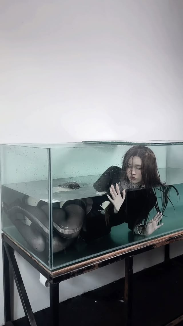 making stuff with @syanne7 + her fishtank@photo.destruction inspo <3
