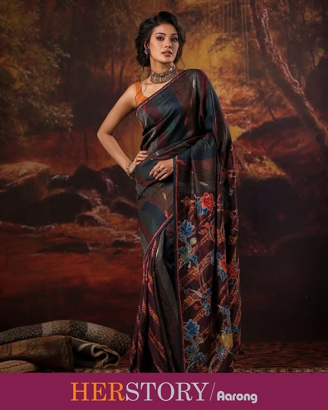 @herstorybyaarong @brac.aarong @kaushikiqbal_photography @ishayeasmin @parvezthemakeupartist @probinadi by @sabrinazamanribaauthentic