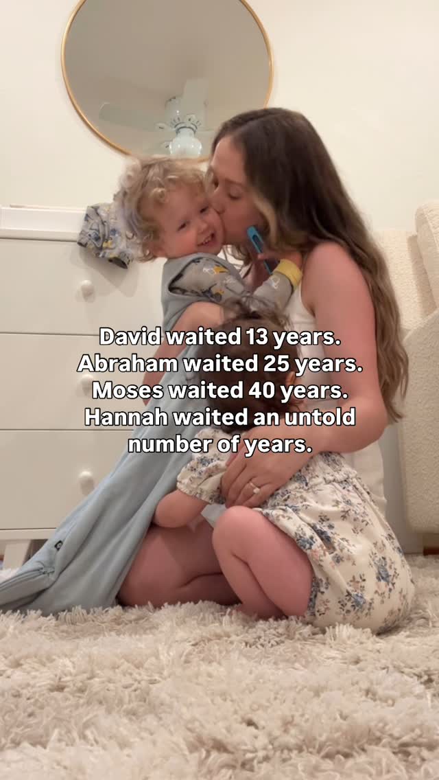 If I could go back and get a glimpse of a simple moment like this in my single years…I would see that God’s timing in my life is so much bigger than just me.It was also about the work He was doing in my husband’s life, and the best time to bring us together. It was about these babies He’s blessed us with, and His purposes for their lives.In Scripture whenever anyone waits, we see that the blessing they waited for was bigger than just them. There was an exact time in history David needed to become king of Israel.There was an exact time in history Abraham’s son Isaac needed to be born.There was an exact time in history Moses needed to lead the Israelites out of slavery.There was an exact time Hannah’s son Samuel needed to be born to become prophet of Israel.There was an exact time in history the events in their lives needed to unfold in order to fulfill the purposes God had for them—and the same is true for you.I’ve been taking the free @hillsdaleonline course “The David Story” and when I tell you the lesson on Hannah’s story of waiting had me in tears 😭 cannot recommend enough—comment HANNAH and I’ll send you a link!#hillsdalepartner #waitingonGod #davidstory #Godstiming #christiancreative #jesusgirl #shedelights #trustGod #Godsplan #christianmarriage #christiandating #christiansingleness #kingdommarriage #motherhoodrising #christianmotherhood #gospelmom by @kacinicole