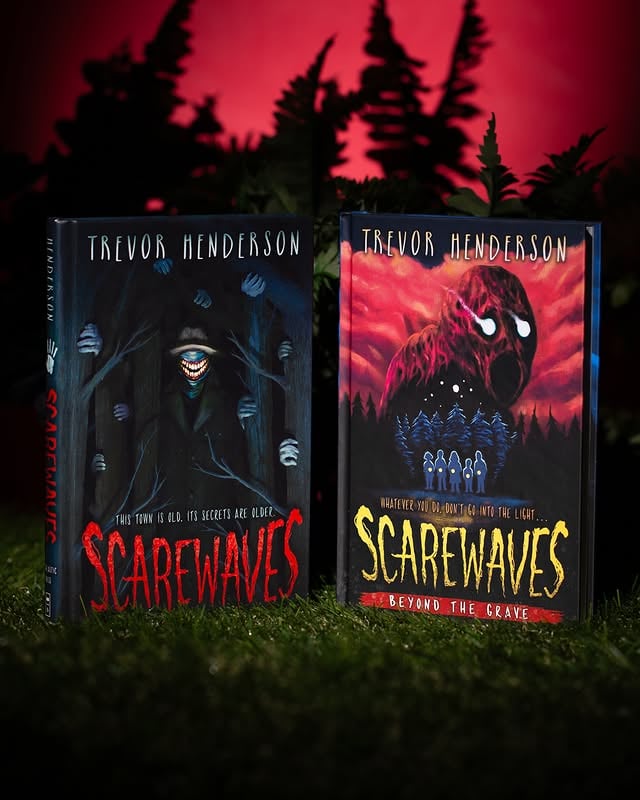 Who has a Scarewaves fan at home? The hair-raising sequel is here and it's even creepier than the first. Get your copy of Scarewaves: Beyond the Grave by @trevorhenderson for your brave reader. 😱 by @trevorhenderson