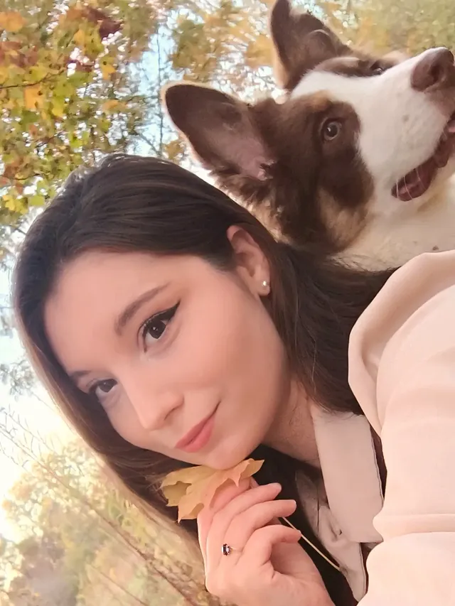 🍂 Promenade d'automne avec mon compagnon 🍁🐶Team automne ici !! Et en bonus la tête ahuri de Zéphyr à la fin ✨
