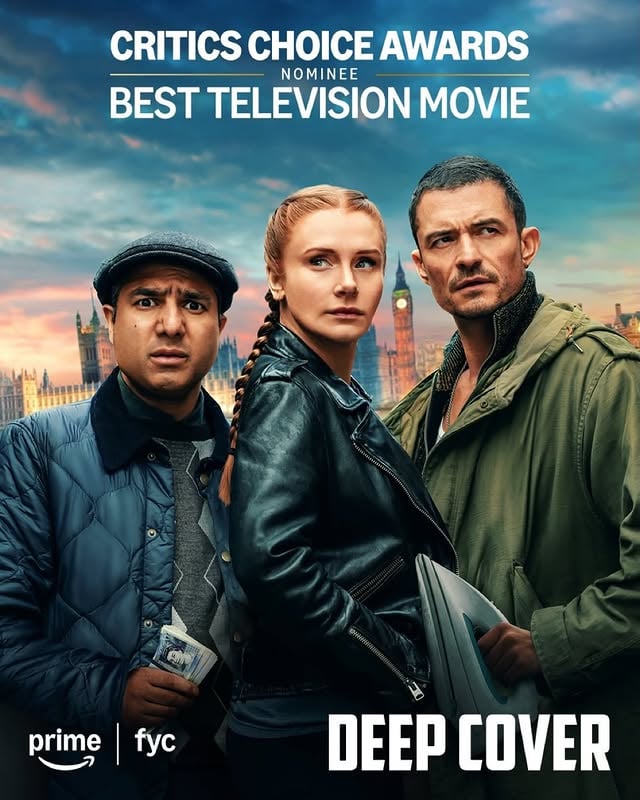 #DeepCover is a @criticschoice nominee for Best Movie Made For Television! I am very very very proud of this film and everyone involved and I’m so thankful to the CCA for the nomination!If you wanna see a movie that makes you laugh, gasp, and cheer in equal parts, check out Deep Cover on @primevideo Congrats to ALL the nominees❤️ by @brycedhoward