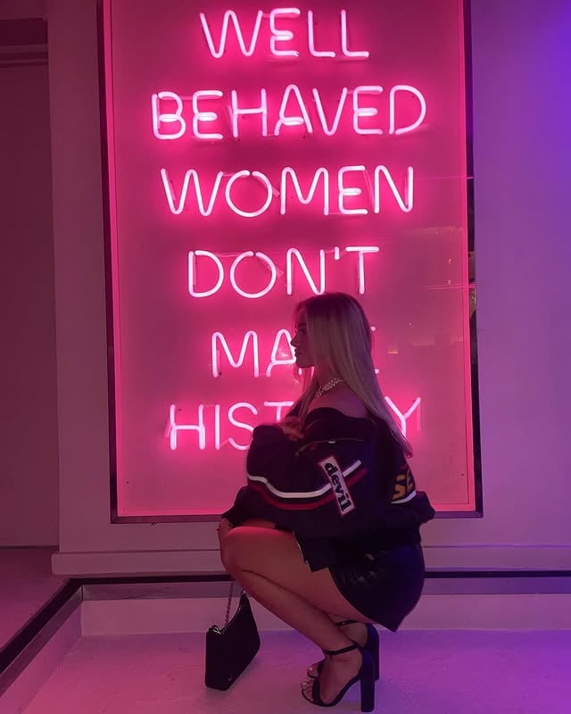 What she said