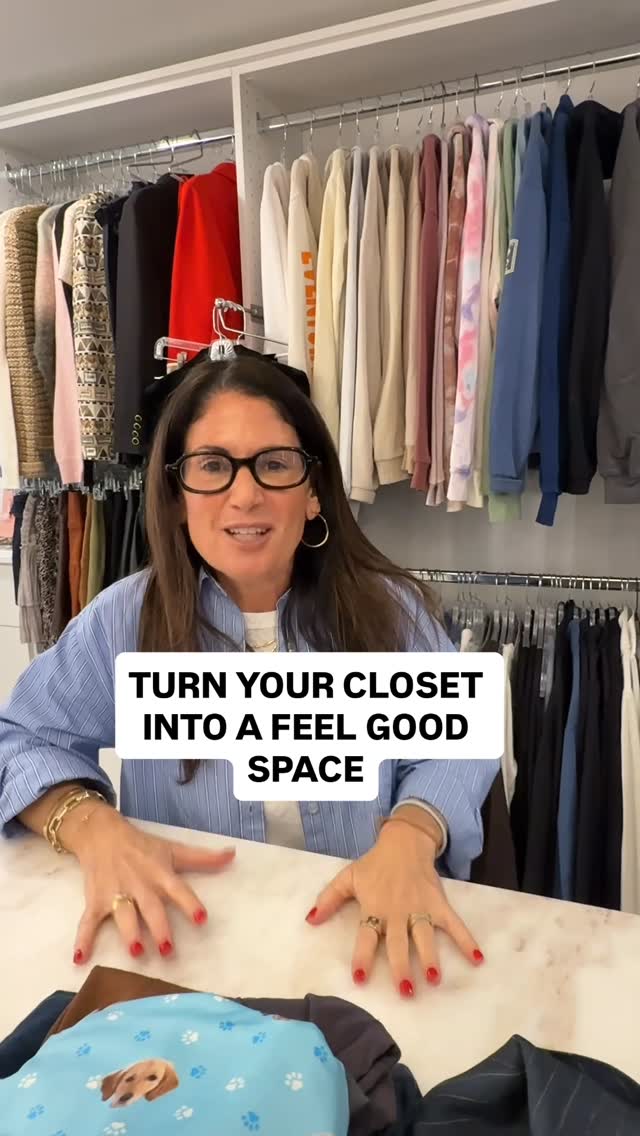 My favorite tips for organizing a closet in under 20 minutes a day, and for only $28! Comment ‘closet’ for a small focused closet reset that will deliver big calm! by @organizedetroit