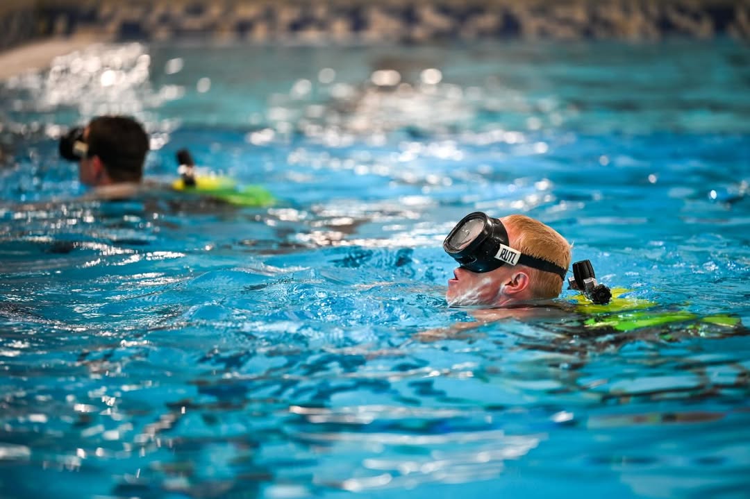 Continuous improvement…Airmen in Special Warfare Rehabilitation and Development (SWRD) practice water confidence training at the Maltz Special Warfare Aquatic Training Center, JBSA-Lackland, Chapman Annex, TX, April 2. The SWRD rehabilitates injured Special Warfare Airmen, returning them to the pipeline, while also preparing the Airmen in-between courses to meet the high physical standards required for advancing to their next course. by @specialwarfaretw