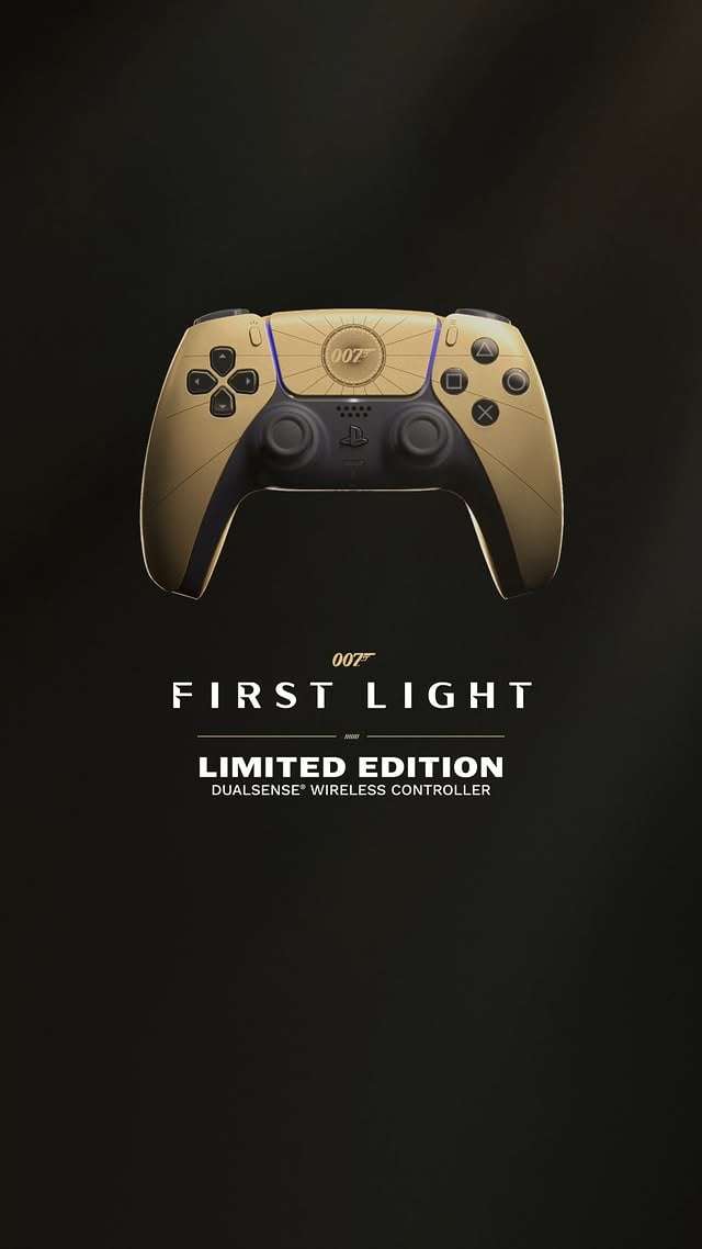 For your hands only. Introducing the 007 First Light Limited Edition DualSense Wireless Controller. Learn more about the stylish controller launching May 27, alongside 007 First Light.Full details at PlayStation Blog.