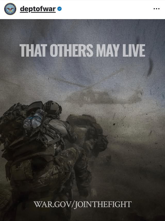 WAR.GOV/JOINTHEFIGHT#pararescue #AFSPECWAR by @specialwarfaretw
