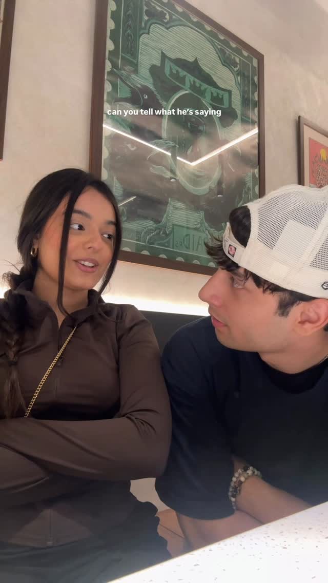 got him to do the staring content but he starts talking?? wyd smh by @zainabrj