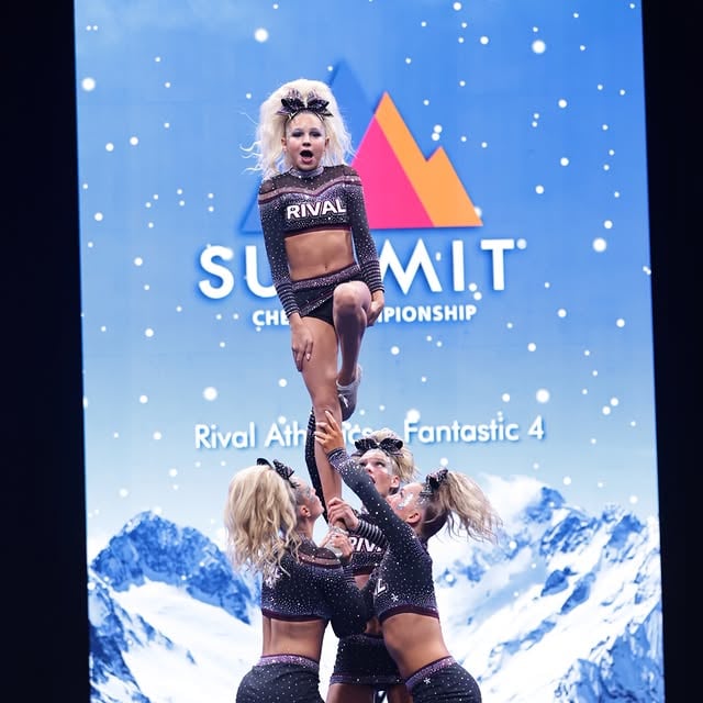 Summit photos! 😍 My girls had the best time competing on the half year high school team with @rivalathleticscheer They love the coaches and have made so many amazing memories. Another great cheer season in the books!!!! by @_perri_leroy_