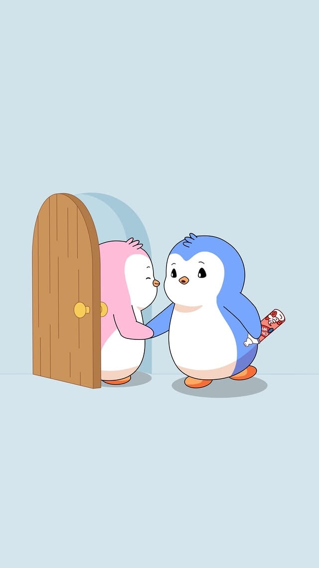 It’s the little things. 💙Follow @pudgypenguins for more! by @pudgypenguins