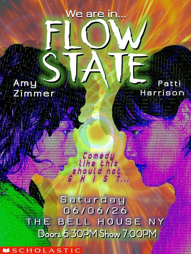 Have you ever wondered what it would be like to see two comedienne-turned-actresses reach peak creative form and share with you the musty fruit of their perpetually creative fertility and taste the gushing overflowing wells of amazing yet sometimes shocking ideas? Then buy tickets to this very taboo show… where you will see that… as we are in FLOW STATE™️ one night only at the @bellhouseny (tix in bio!) by @party_harderson