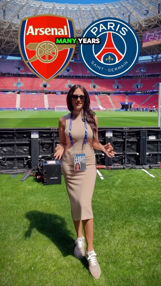 Pre Champions League Final 🏆✨#championsgirl #evamurati #championsleague #budapest #puskásaréna by @evamurati