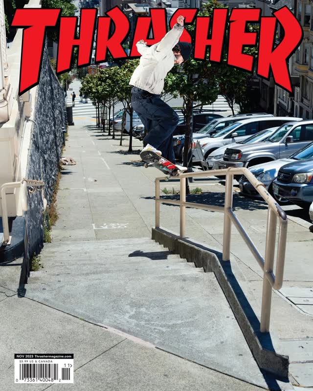 Cover Story /// Miles Silvas landed himself a SOTY trophy after this November 2023 Thrasher cover from his “City to City” part.📚 @thrashermag🛹 @milessilvas📸 @danz🎞️ @poobert by @adidasskateboarding