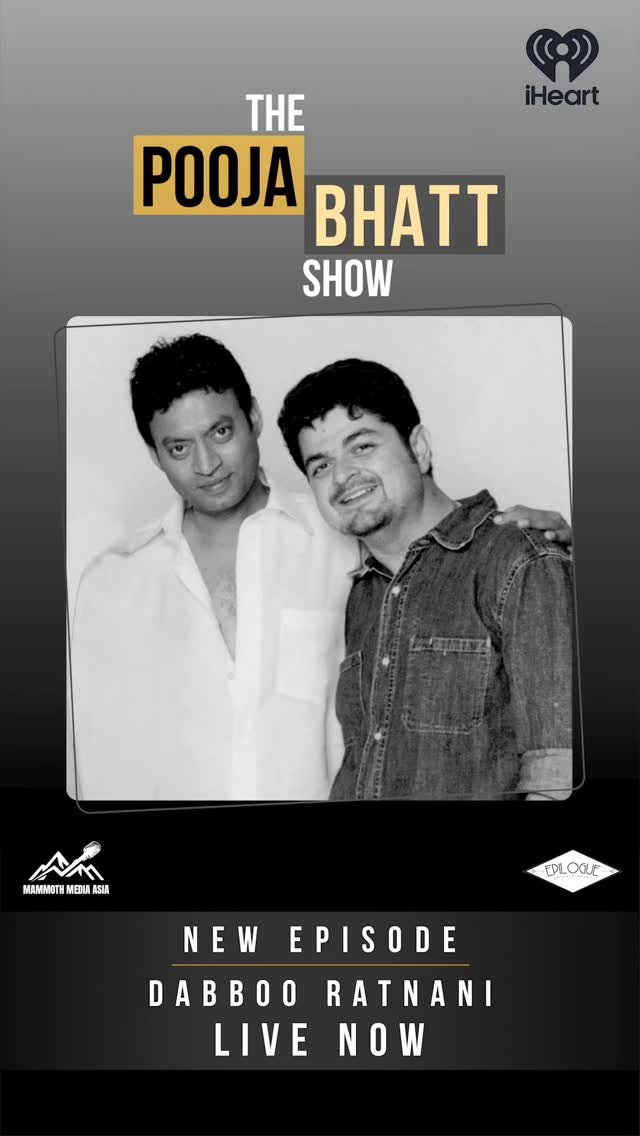 "The energy is very important. If they feel amazing,they look amazing."Dabboo Ratnani Go behind the scenes and frames with India's premier celebrity photographer @dabbooratnani on @thepoojabhattshow and discover the magic and madness that went into creating some of the most Iconic images with India's greatest actors and stars. 🎧 on the @iheartradio app @iheartpodcast @applepodcasts and WHERE EVER you get your podcasts. Come for the honesty. Stay for the fire. 🔥#thepoojabhattshow#irrfankhan #dabbooratnani #poojabhatt #ROG by @poojab1972