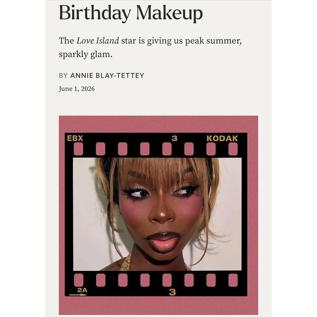 Thank you @allure for the love 💕 @olandria had the perfect birthday glam all weekend from @kimoramulan 🩷 by @anastasiasoare