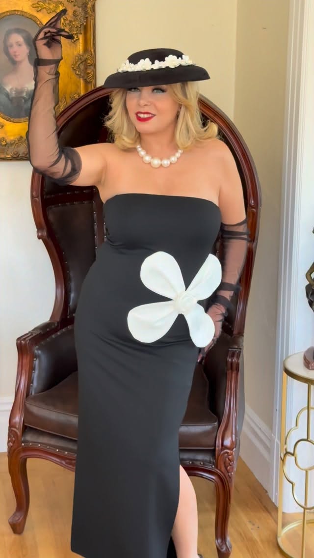 ✨ “Elegance is the only beauty that never fades.” — Audrey Hepburn 🖤My beautiful dress from @zesica_official Femmefatale, black maxi dress , hat style, old Hollywood glamour, vintage elegance, classic fashion, timeless beauty, pearls, chic outfit, feminine style, sophisticated fashion, black and white aesthetic, luxury fashion, vintage-inspired look. by @malous.lifestyle