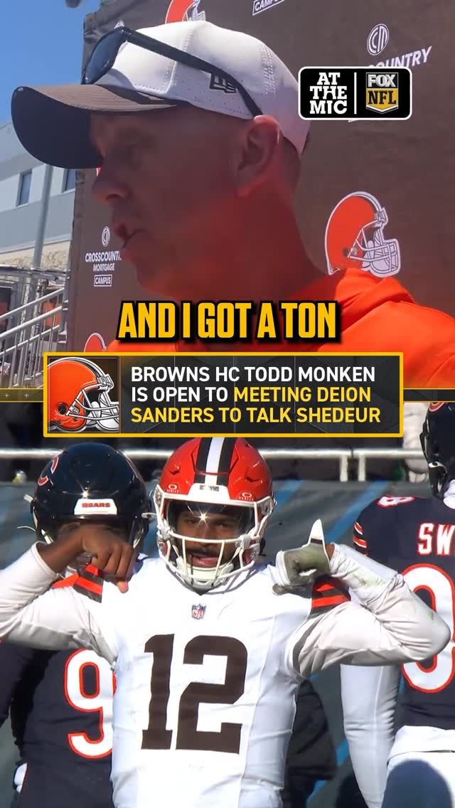 Browns HC Todd Monken is looking forward to the opportunity to meet Deion Sanders 👀 (Via X/MaryKayCabot) by @nflonfox