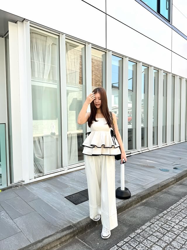 🎀Lumiere Frilled Peplum Top♡ by @mio_ima49