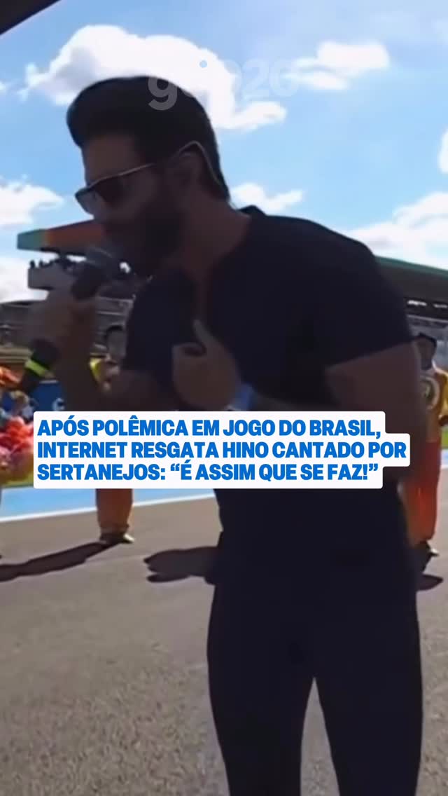Depois da repercussão negativa da apresentação de Belo e Alcione no Hino Nacional durante a despedida da Seleção Brasileira antes da Copa do Mundo, internautas passaram a resgatar nas redes sociais outros momentos marcantes em que artistas sertanejos interpretaram o símbolo nacional. Entre os vídeos que voltaram a circular estão apresentações de Zezé Di Camargo cantando o Hino Nacional em grandes eventos, além da participação de Ana Castela na abertura da NFL no Brasil, na Neo Química Arena, em São Paulo, quando interpretou o hino diante de milhares de torcedores. Outro momento bastante lembrado pelos fãs foi a apresentação de Gusttavo Lima na final do MotoGP em Goiânia, quando o artista também cantou o Hino Nacional antes do evento esportivo. Nas publicações, muitos usuários destacaram que o sertanejo se tornou uma das principais representações da identidade musical brasileira em grandes celebrações esportivas e momentos de alcance internacional.A comparação rapidamente ganhou força nas redes sociais, com comentários defendendo que o gênero, fortemente ligado ao interior do país, hoje ocupa espaço de destaque em eventos que projetam a imagem do Brasil para o mundo.📹 Divulgação/Internet by @portalgo020