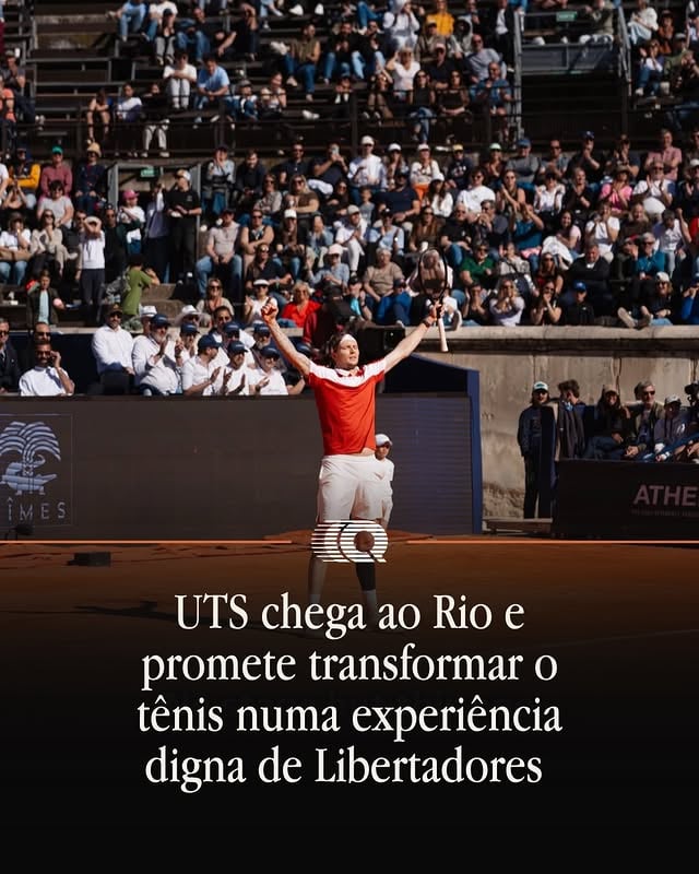 UTS Rio estreia no Brasil com formato inovador que transforma o tênis em experiência de entretenimento Criado por Patrick Mouratoglou, treinador de Serena Williams, torneio chega pela primeira vez à América do Sul entre os dias 16 e 18 de julho, no Maracanãzinho em uma competição que combina esporte, espetáculo e interação com o público. by @lordjournalbr