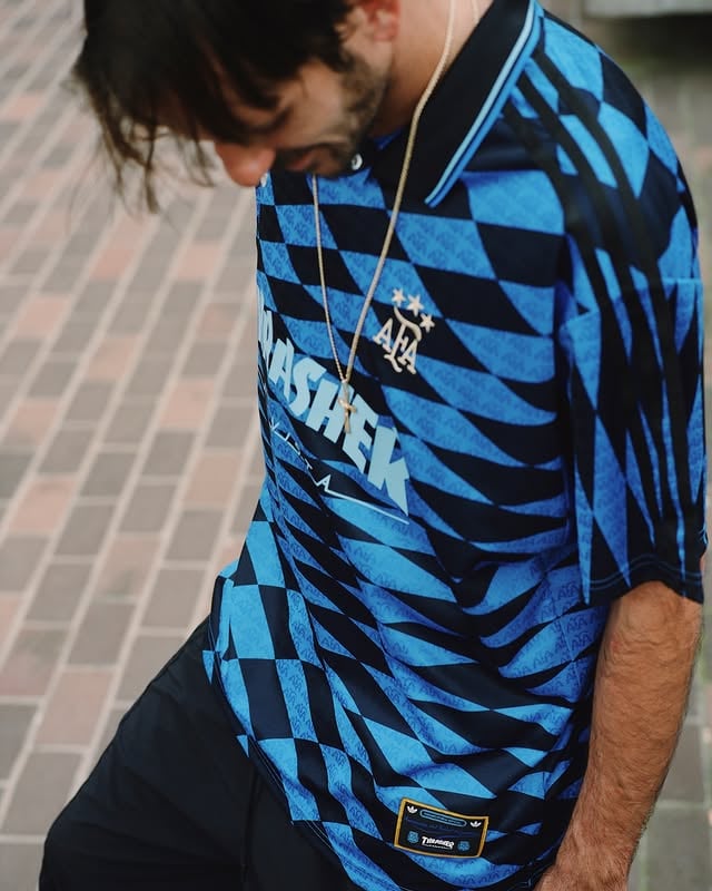 As comfortable in the streets as it is on the pitch. The Thrasher x AFA Jersey skips no detail in honoring history.Get yours now in skateshops worldwide or at adidas.com/Skateboarding📸 @zandertaketomo🎞️ @torstenfrank#adidasSkateboarding #Thrasher #AFA #MarkGonzales by @adidasskateboarding