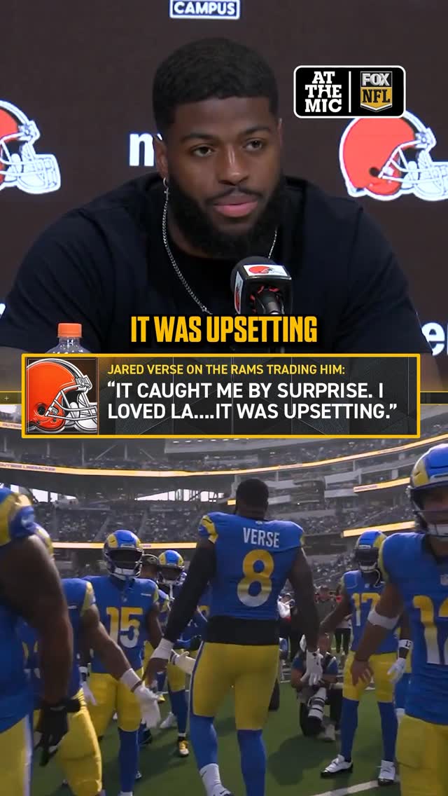 Jared Verse shared his honest reaction to being traded to the Browns ⬆️(via LeahDohertyTV/X) by @nflonfox