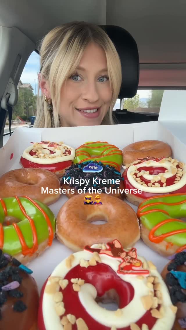 Krispy Kreme Masters of the Universe Donuts 🍩 @krispykreme #krispykremedonuts #krispykreme #donuts #donutshop #donutday by @eatsbynatt