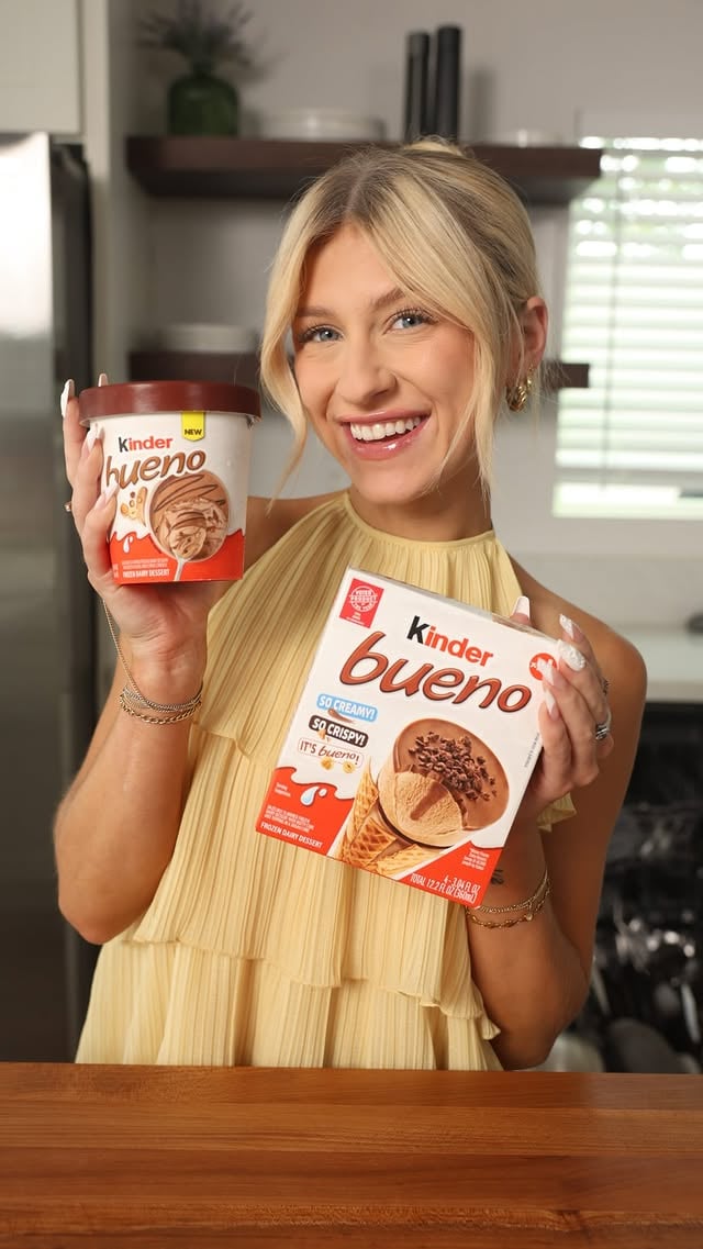#ad moments like these are made irresistibly better when paired with @kinderbuenous Frozen Desserts because of its crispy, creamy, frozen delight in every bite #IrresistiblyBueno by @eatsbynatt