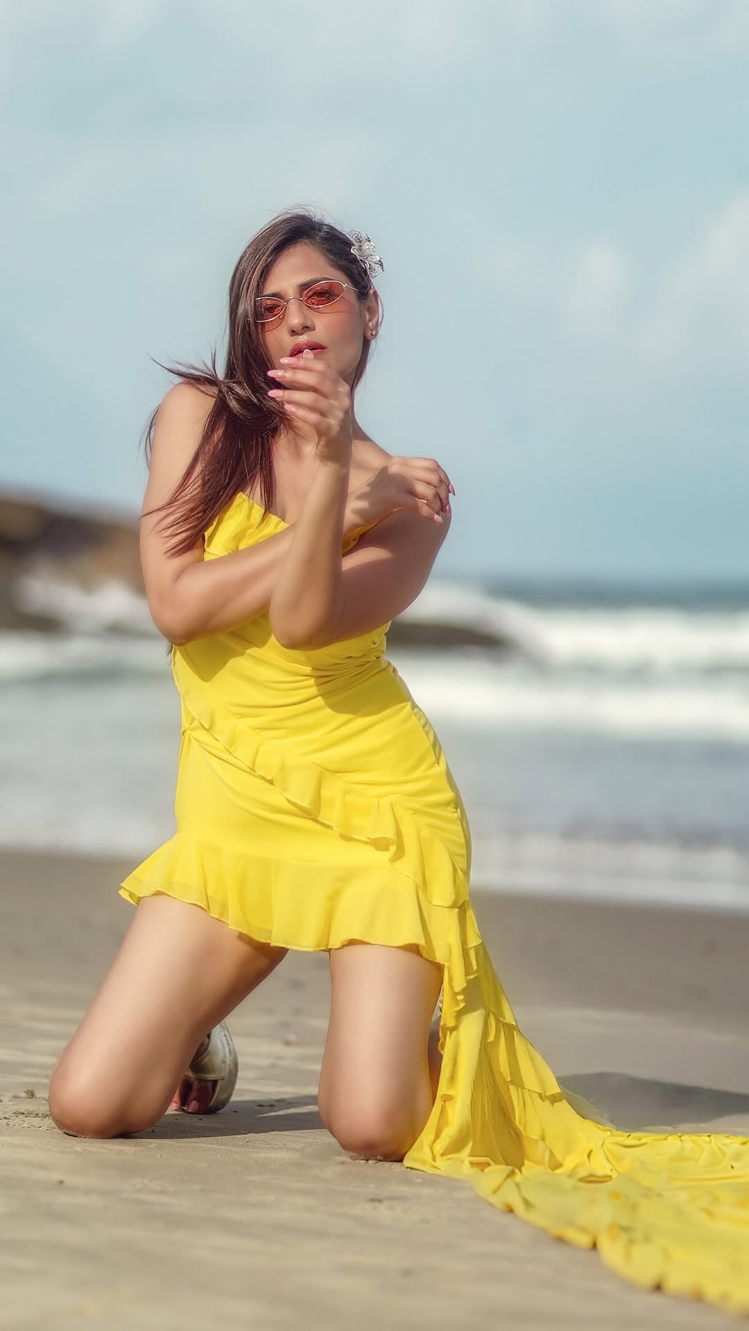 Wow. That’s it. 

#wow ##zaralarsson #facecard 

[WOW Zara Larsson, beat drop reel, face closeup, yellow dress beach, fashion reel, beach photoshoot, editorial transition, viral beach look, Indian fashion reel, slow mo drop, main character moment, dramatic reveal, ocean glam]