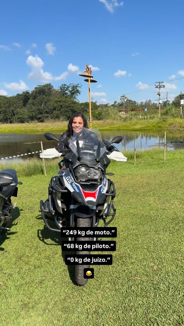 Fui lá e comprei 🤣😂😂!#motolovers #motospeed #viagemdemoto #gs1250 #instamoto by @mulherqueacelera