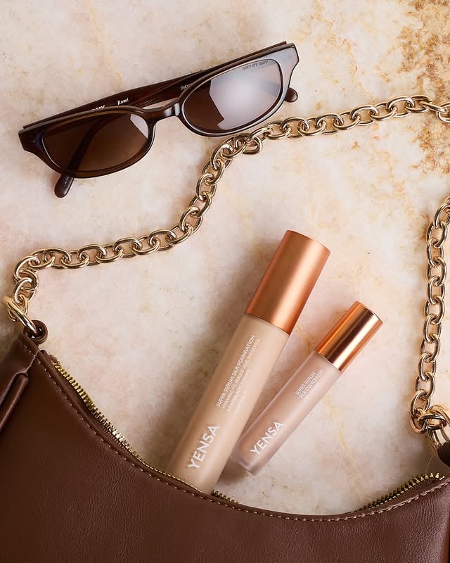 Sunglasses, check. Keys, check. Makeup, check.What’s in your bag? by @yensabeauty