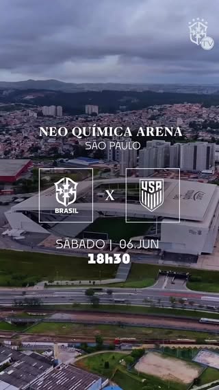 Vocês estão convocados para viver esse sonho junto com a #SeleçãoFeminina! Na nossa casa, do nosso jeito, para nos prepararmos juntos para 2027! 🇧🇷💛

Nos vemos na @neoquimicaarena neste sábado (6), a partir das 18h30! Garanta já o seu lugar pelo site ou aplicativo da Bilheteria Digital. 🏟️

📽️ CBF TV e PH Drone