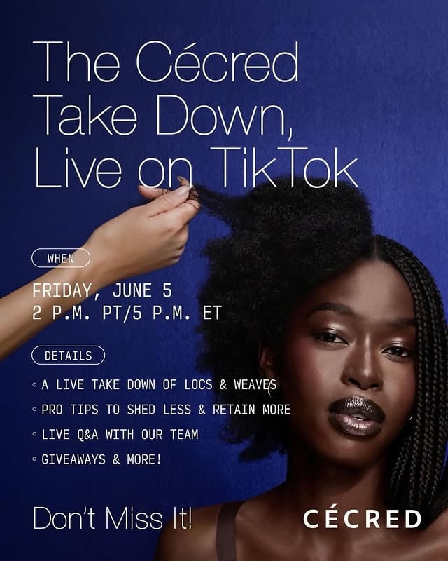 Repost from @bluebeybleed•Via @cecred WE’RE GOING LIVE! Tune in this Friday at 2pm/5pm ET on our TikTok @cecred for a take down you won’t want to miss😏 Will you be there? by @mstinaknowles