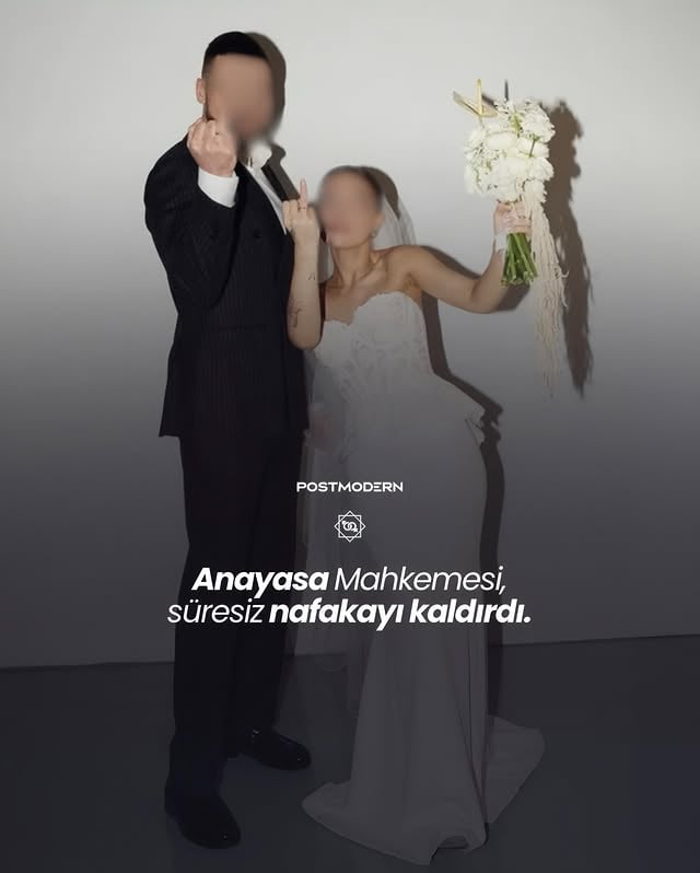 — Anayasa Mahkemesi, boşanan eşe süresiz nafaka verilmesine ilişkin düzenlemeyi oy çokluğuyla iptal etti.

Mahkeme, TBMM’ye yeni bir yasal düzenleme yapılması için 9 ay süre verdi.

İptal kararı, 9 ay sonra yürürlüğe girecek.