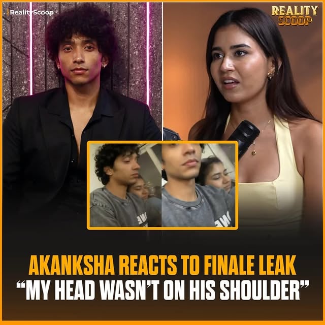 In her recent podcast, Akanksha finally addressed the viral leaked picture from the finale 😳She clarified that she was not resting her head on Yogesh’s shoulder… but actually on her knees — which is clearly visible #MTVSplitsvillaX6 #MTVSplitsvilla #MTV #Splitsvilla16 #RealityScoop