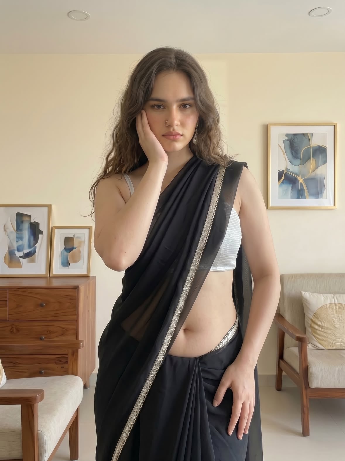 How’s the view?😉🖤

#viral #fyp #explore #saree #bollywood