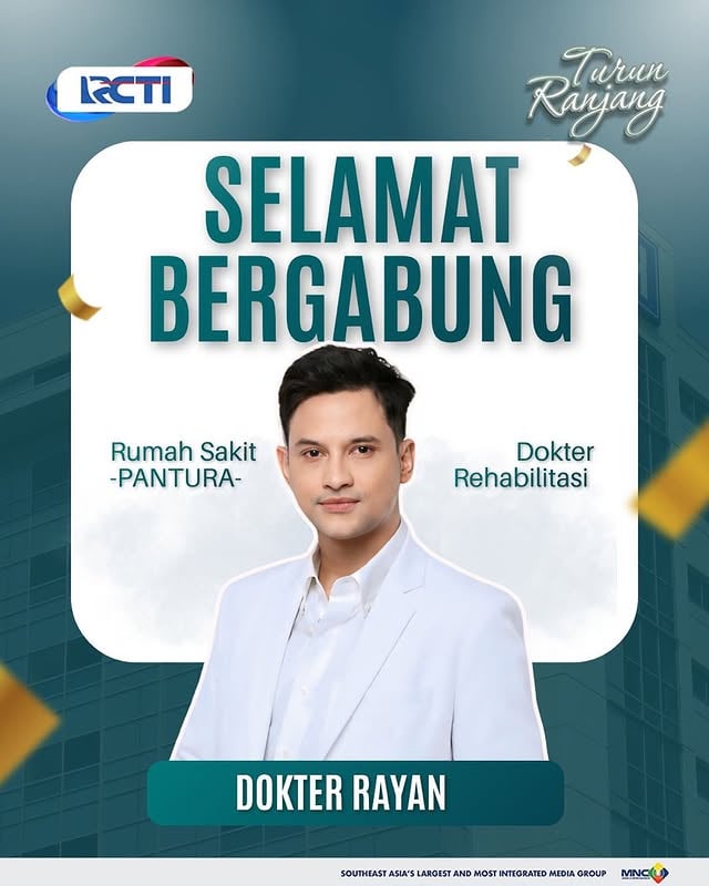 Selamat bergabung Dokter Rayan @_luckyperdana di RS "Pantura"🥰Saksikan Layar Drama Indonesia TURUN RANJANG Setiap Hari pukul 20.30 WIB hanya di @officialrcti RCTI Hadir di CHANNEL 28, ikuti cara mudahnya:* Aktifkan LCN lalu scan ulang STB Kamu* Scan otomatis TV DigitalApabila masih bermasalah dengan siaran @officialrcti ditempat kamu? Silahkan cek link berikut ya ⬇️⬇️⬇️https://rcti.tv/helpdesk#layardramaoke #layardramaindonesia #turunranjangdircti