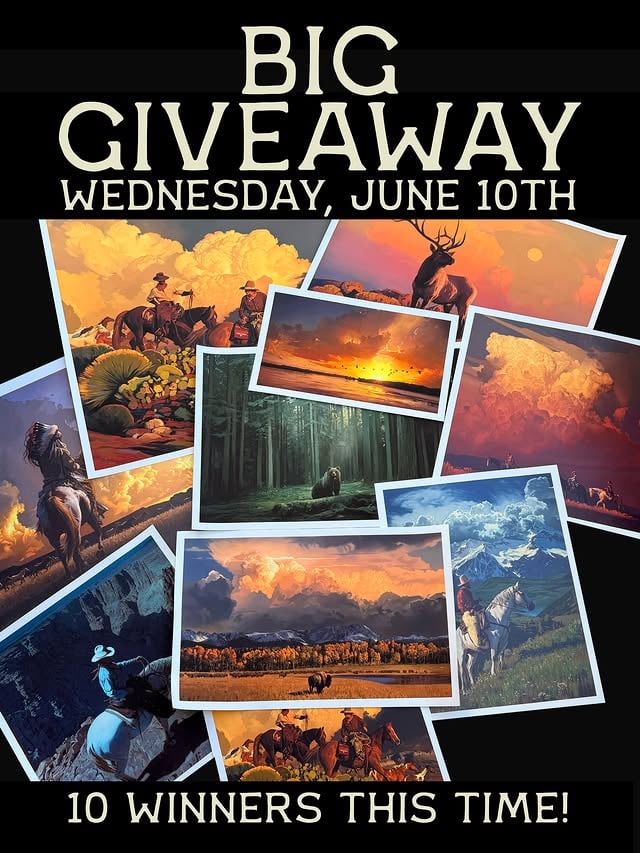 Last chance to get a free print before Next weekend Print Drop !!
Come by on Wednesday to enter the Big Giveaway!!!

Have a good Sunday 
MM