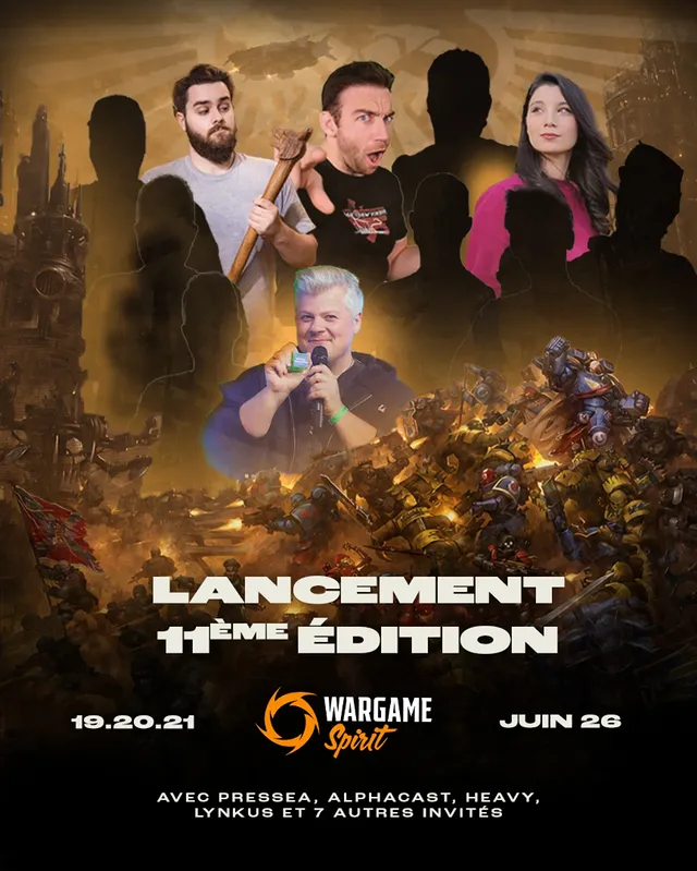@_pressea se joindra également à nous pour notre weekend de lancement de la 11e édition de 40K, l'occasion pour nous de tenter une fois de plus de la faire basculer vers 40K en dépit des rongeurs...Vendredi 19, Samedi 20 et Dimanche 21 Juin, venez rejoindre @_pressea, @alphacastfr, Heavy de @frenchwargamestudio, @lynkus__ et 7 autres invités pour un weekend de feu pour la sortie de la boîte Armageddon 💥Vendredi soir, on libère les boîtes à 00h et on sera ouvert jusqu'à 3h du matin pour du montage intensif (vous pouvez aussi venir pour partager une boisson et discuter) 😉Pour ce qui est du Samedi et de Dimanche... Restez informés 👀 by @_pressea