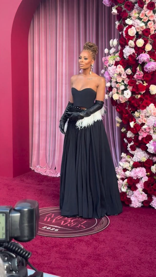 Hollywood Unlocked Impact Awards .. Glam by @terrellmullin Wardrobe by @tsmgofashionrental Thanks @zerinaakers by @evamarcille
