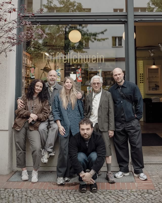 Postcards from Berlin.⁠⁠It’s always great to catch up with our Berlin friends and make some new ones too.⁠⁠@trueffelschweinberlin⁠@magazzinoberlin⁠@hhvclothing⁠@zebraclubberlin⁠⁠#UniversalWorks by @universal_works