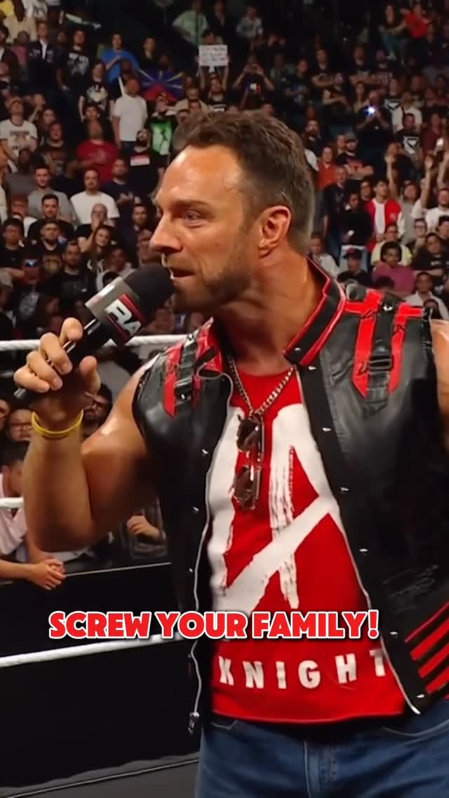 Those are fightin’ words, @reallaknight 😵😳 #WWERaw