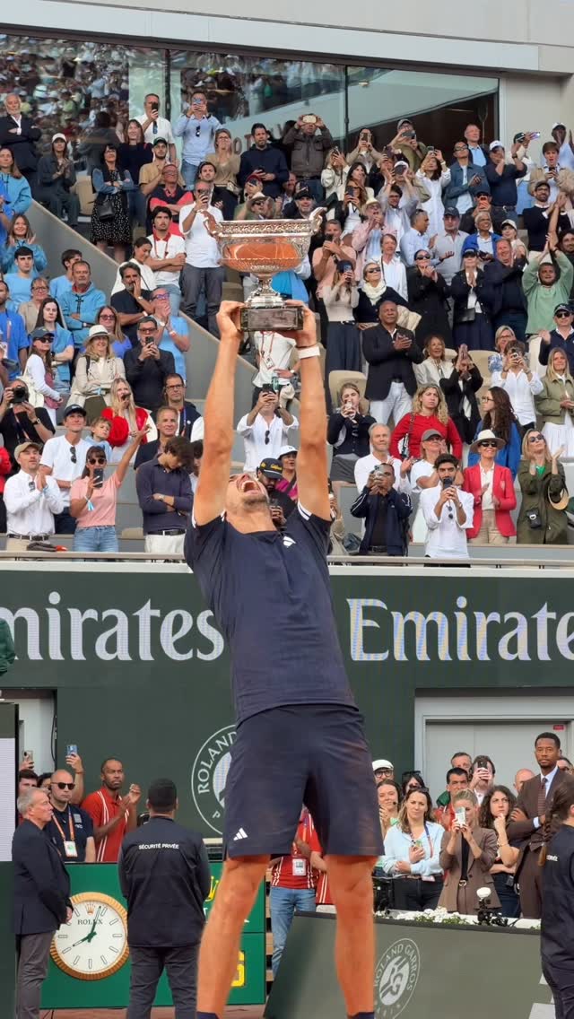Full joy 🔥🏆

#RolandGarros