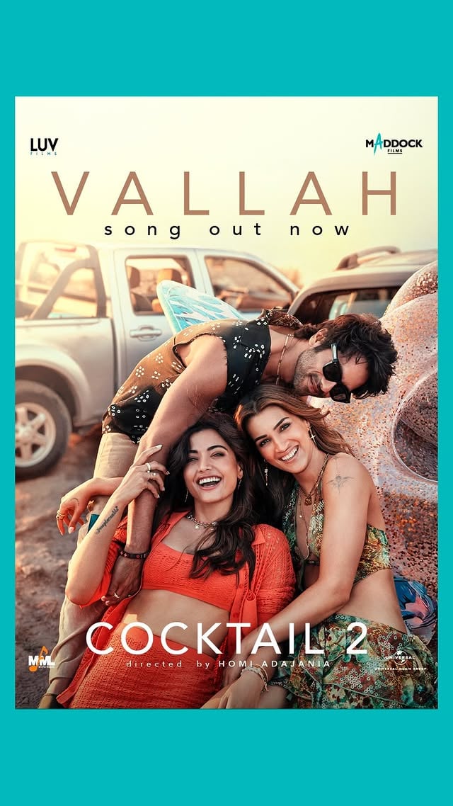 My favvvvvv song from the album #Vallah is OUT now! 

Song Out Now!
Link in bio✨

#Cocktail2 in cinemas on June 19.