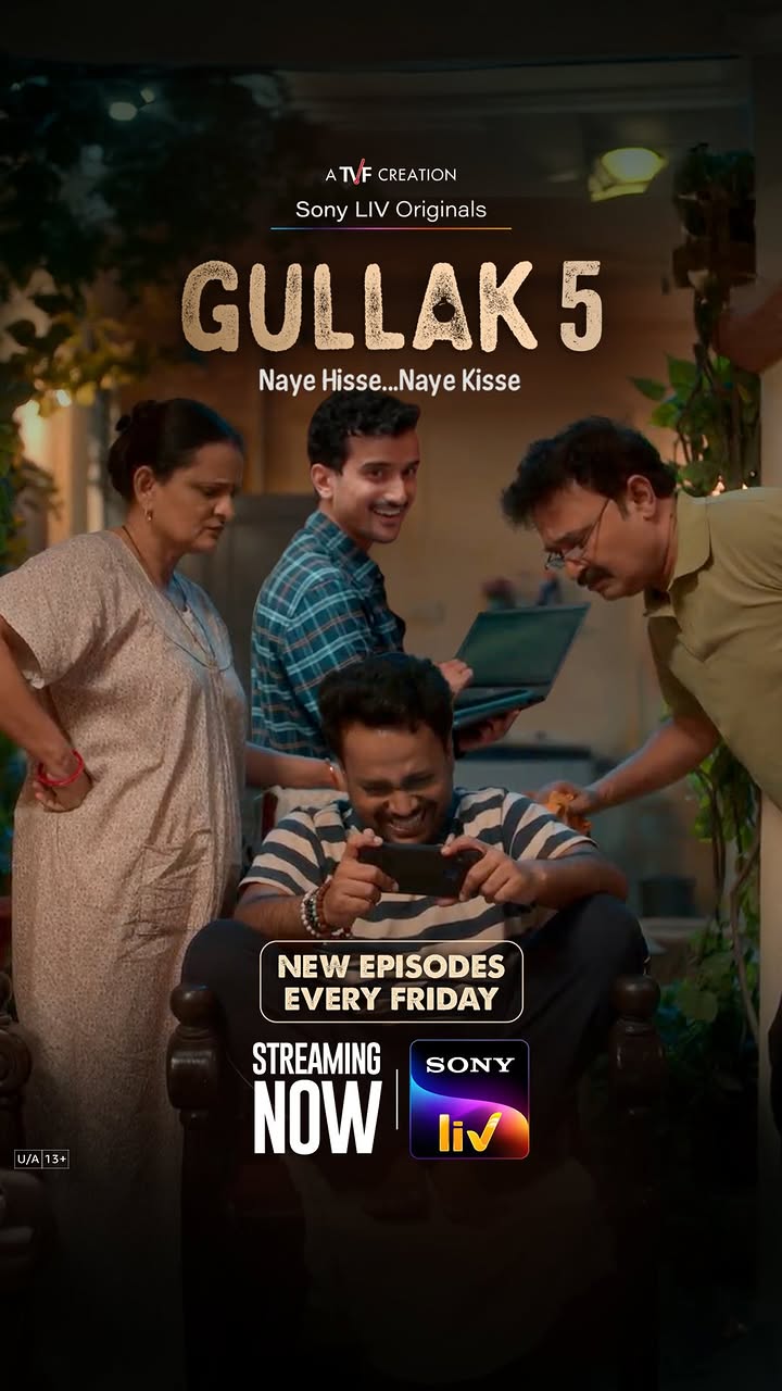 Har Friday milega ghar jaisa sukoon! ❤️

Gullak Season 5 New Episodes Every Friday, Streaming Now only on Sony LIV.

#NayeHisseNayeKisse #GullakOnSonyLIV #Gullak5 

@theviralfever @arunabhkumar @shreyansh.pandey @abhayraut @vidittrips @koshyvijay @jameel.mumbai @geetanjalikulkarniofficial @anantvjoshi @haanjiharsh @sunita_rajwar @shivankit_parihar @gopaldatt @hellyshahofficial @iammanujsharma @siddhaarthsm