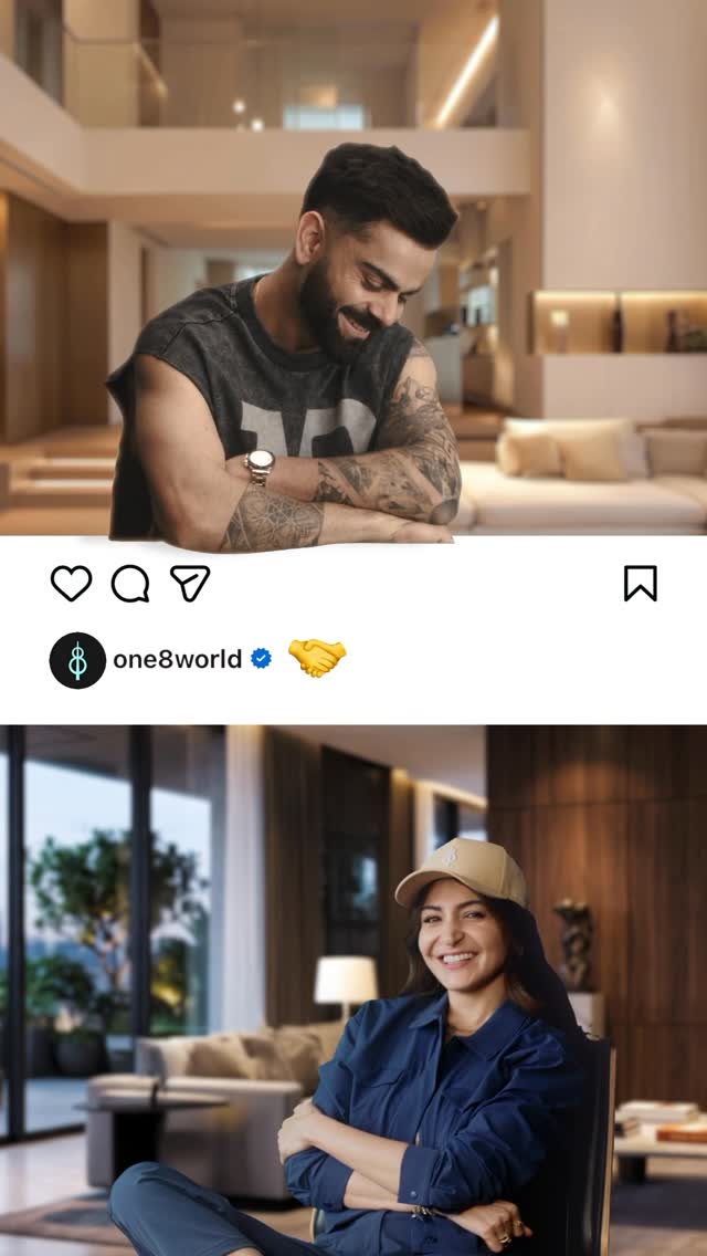 A new chapter for @one8world 
Made stronger by a partnership that’s always meant the most.
Let’s build together @anushkasharma