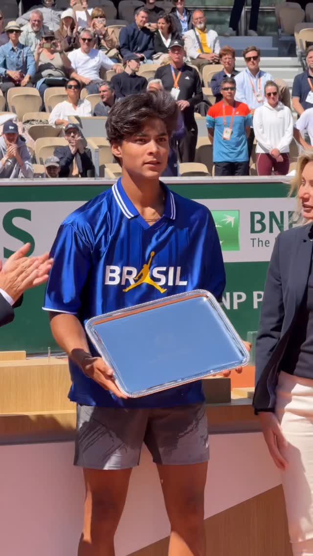2026 JUNIOR CHAMPION 🏆🇧🇷

#RolandGarros