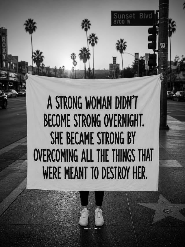 People see her confidence. 🙅‍♀️They see her strength.🤷‍♀️They see how calm she stays when life gets difficult. 🙋🏻‍♀️What they don’t see are the battles she fought to become that woman.The heartbreak.The disappointments.The sleepless nights.The betrayals.The moments she thought she wouldn’t make it through.A strong woman isn’t born strong.She’s built.Built by every challenge that tried to break her.Built by every setback she refused to let define her.Built by every time she got back up when it would’ve been easier to quit.That’s why strong women carry themselves differently.Not because life was easy.Because it wasn’t.And they survived anyway.Never judge a woman’s strength by how effortless she makes it look.You have no idea what she had to overcome to get here.Follow @womantainment for more motivation, self-worth, and women’s empowerment content.#StrongWomen #WomenEmpowerment #SelfWorth #PersonalGrowth #MotivationDaily by @womantainment
